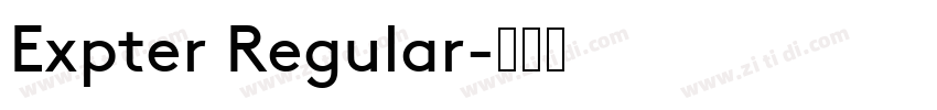 Expter Regular字体转换